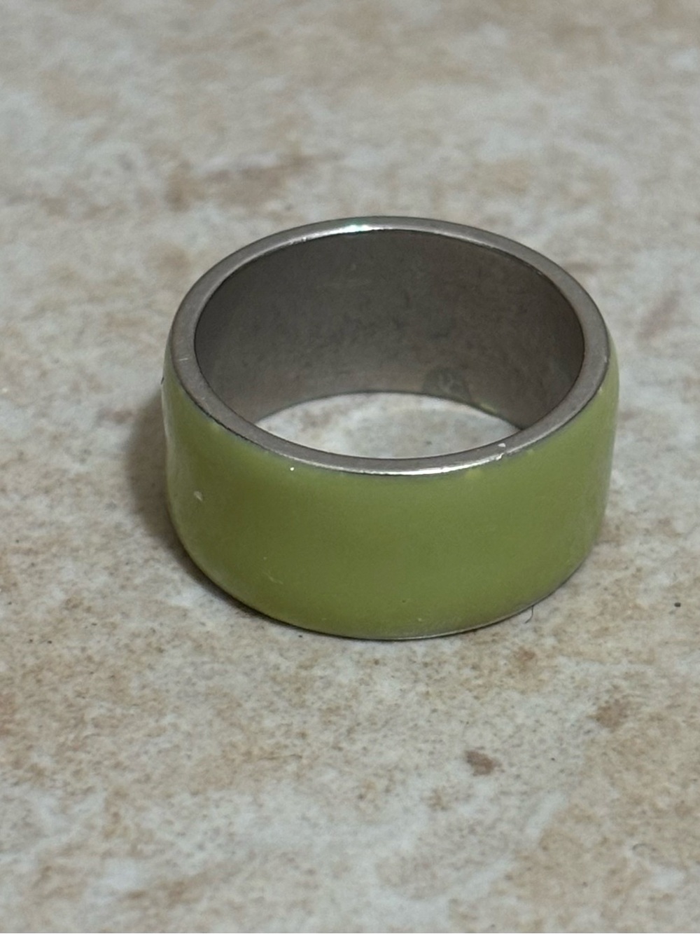 Sterling Silver Enamel Ring